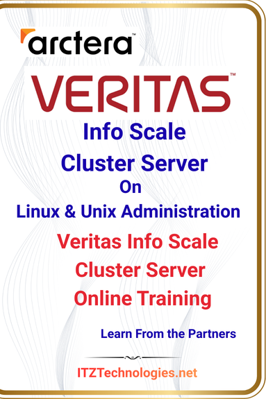 ITZTechnologies Veritas Info scale Cluster Server online training